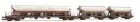 501150 Tillig Set of 3 covered Hopper cars. Factory weathered (limited edition)